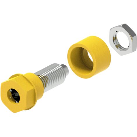 ELECTRO PJP 3230-C-CD1-J FICHE FEMELLE DE LABORATOIRE Ø DE LA BROCHE: 4 MM JAUNE 1 PC(S) (1/2)