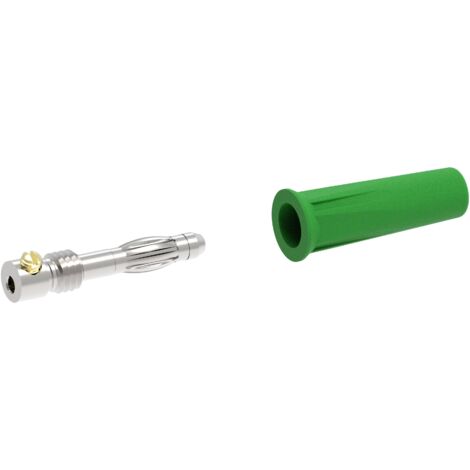 Electro PJP 1060-C-CD1-V Fiche banane mâle, droit Ø de la broche: 4 mm vert 1 pc(s) D390872 (1/2)