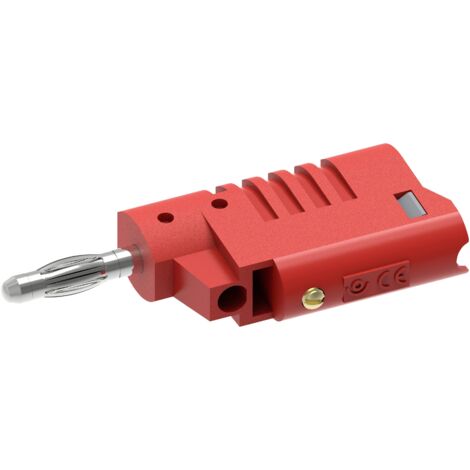 Electro PJP 1080-CD1-R Fiche banane mâle, droit Ø de la broche: 4 mm rouge 1 pc(s) D390412 (1/3)