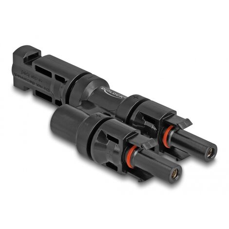 DELOCK 60022 CHANGEUR DE GENRE DE CÂBLE 1 X DL4 2 X DL4 NOIR (1/4)