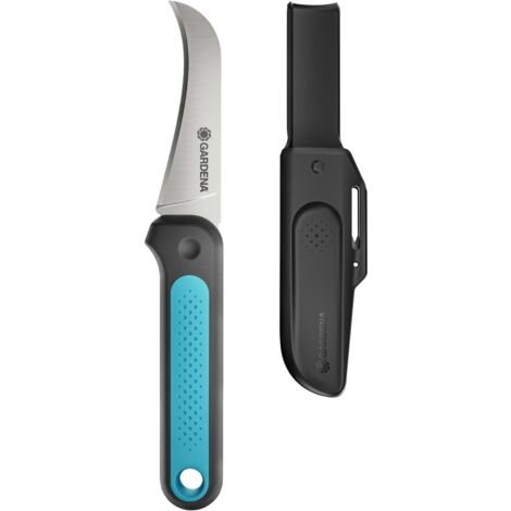 GARDENA VeggieCut. Couteau de récolte. Etui et aiguiseur inclus. Coupes précises et nettes. Poignées ergonomiques. Convient pour un usage alimentaire. (12211-20) (1/10)