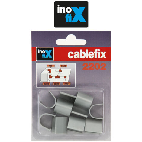 INOFIX - ACCESSOIRES DROITS POUR CABLEFIX 2202 GRIS METALLISÉ 3221-7- (1/2)