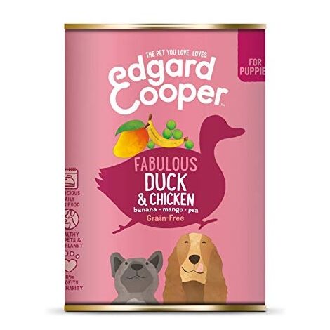 EDGARD COOPER Pâtée En Barquette Sans Céréales Au Canard Et