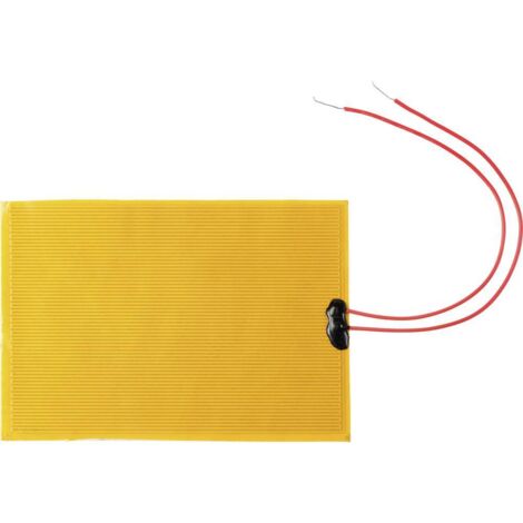 TRU COMPONENTS polyester Feuille chauffante autocollant 12 V/DC, 12 V/AC 10 W Indice de protection IPX4 (L x l) 110 mm (1/2)