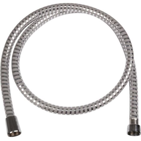 Hansgrohe – Flexible de douche 28266000 1,60 m – Plastique chromé – Anti-pliure – Raccord G ½ pour douchettes standards - match1