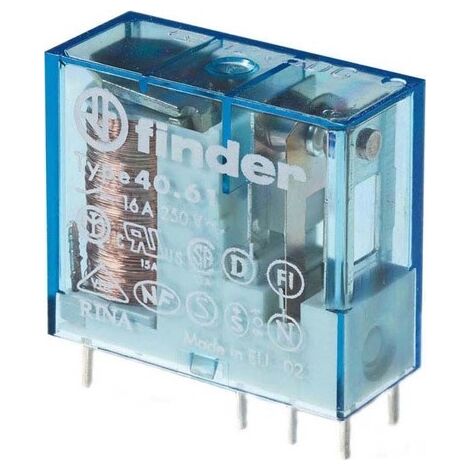 FINDER PRINT-RELAIS 1W 16A 12VDC 406190120000 (1/6)