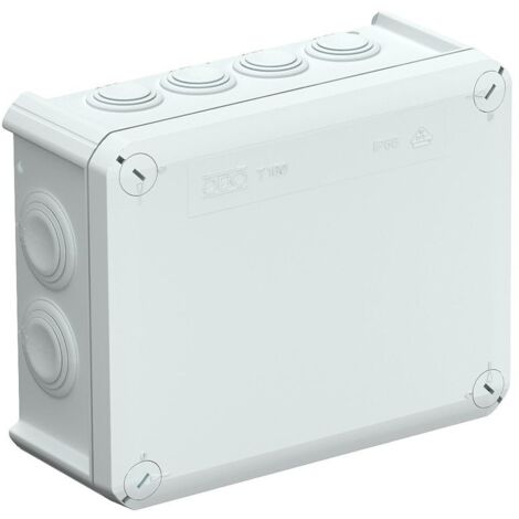 BETTERMANN BOÎTE DE DÉRIVATION- IP66 - 190 X 150 X 77 MM, 16 MM, T-160 OBO BETTERMANN 2007093 (1/4)