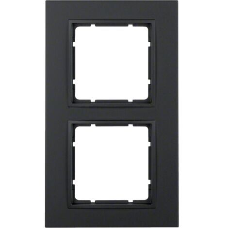 Plaque de finition Berker b.7 halogène free anthracite (1/2)