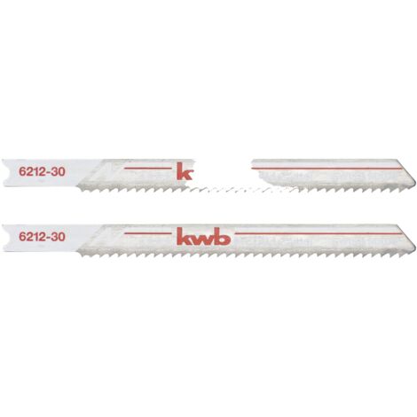 KWB LAMES DE SCIE SAUTEUSE POUR LE MÉTAL EN BIMÉTAL ROBUSTE,TRÈS ÉLASTIQUES,AVEC TIGE À UNE SEULE CAME (TIGE EN T),DENTURE À PIQ (1/2)