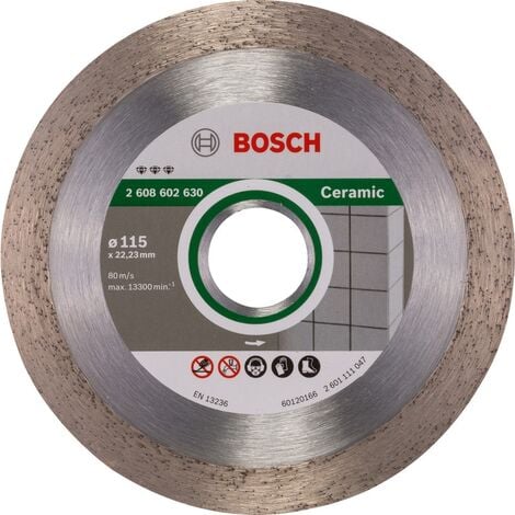 Meuleuse Bosch GWS 1400 Diamètre 125 + 1 Disque diamanté standard