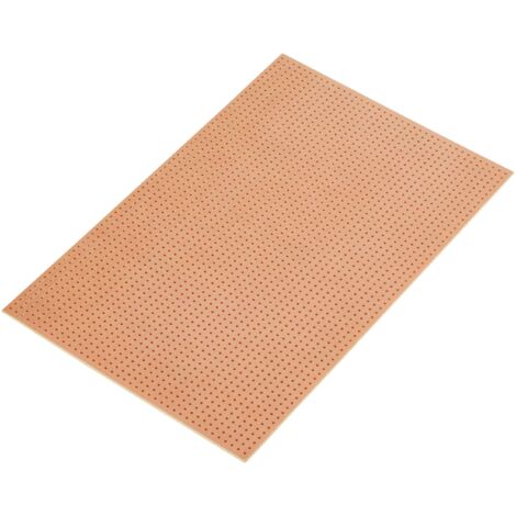 TRU COMPONENTS PLATINE EURO SANS COUCHE DE CUIVRE BAKÉLITE (L X L) 160 MM X 100 MM PAS 2.54 MM CONTENU 1 PC(S) (1/2)