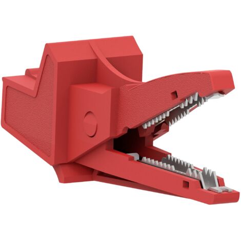 Electro PJP 5004/LM-IEC-CD1-R Pince crocodile rouge Plage de serrage max.: 13 mm Longueur: 91 mm 1 pc(s) D359942 (1/3)