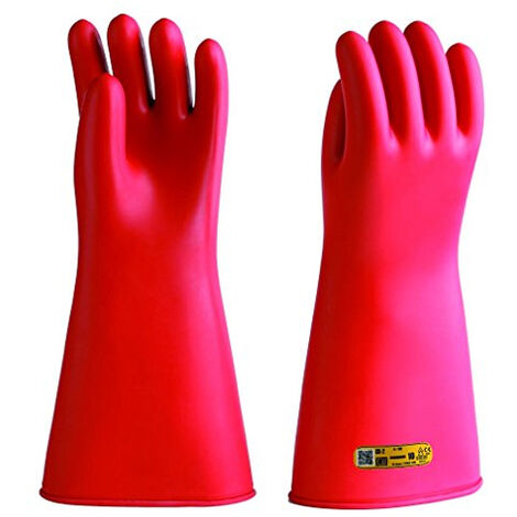 gants isolants cei - classe 3 - taille 10 - rouge - catu cg-3-10-nr