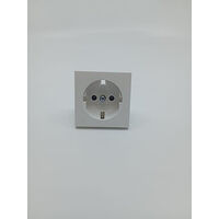 GIRA 492127 CACHE POUR PRISE DE COURANT BLANC PUR