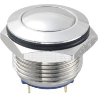 BOUTON-POUSSOIR ANTIVANDALISME TRU COMPONENTS GQ16B-10/J/N 701934 48 V/DC 2 A 1 X OFF/(ON) IP65 À RAPPEL 1 PC(S)