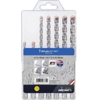 JEU DE FORETS POUR BÉTON ALPEN 0080700007100 ACIER 5 MM, 6 MM, 7 MM, 8 MM, 9 MM, 10 MM 1 SET