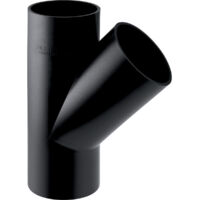 Té diagonal PEHD 63x40/45, noir (assainissement PEHD)