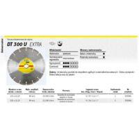 Disque à tronçonner Ø125mm diamant - DT 300 U - Klingspor 325346