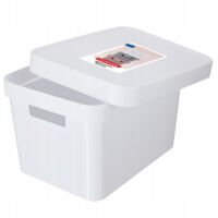 Panier De Rangement CURVER Infinity 17L 100% Recyclé - Vert | Empilable, Multiusage Pour Maison