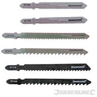 ENSEMBLE DE 30 LAMES DE SCIE SAUTEUSE 30 PCS BOIS/MÉTAL SILVERLINE 234184