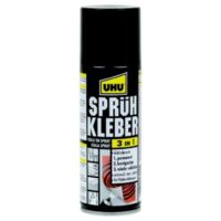 UHU COLLE AÉROSOL 3 EN 1, DÉCOLLABLE, BOÎTE DE 200 ML, POUR 48900