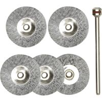 PROXXON 28952 5 DISQUES BROSSES ACIER