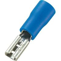 COSSE CLIP 2.8 MM X 0.8 MM TRU COMPONENTS FDD2-110(8) 737443 1.50 MM² 2.50 MM² PARTIELLEMENT ISOLÉ BLEU 100 PC(S)