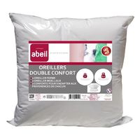 40x60 cm Dormipur lot DE 2 oreillers D/éhoussables a M/émoire de Forme Dreamer