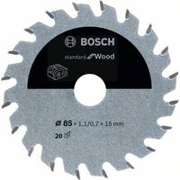 Bosch Accessories 2608837666 Lame de scie circulaire 85 x 15 mm Nombre de dents: 20 1 pc(s)