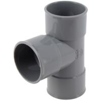 culotte pvc - femelle / femelle - 87 degrés30 - diamètre 50 mm - nicoll ubj188