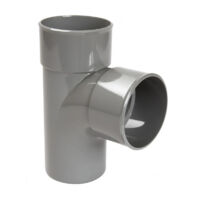 Nicoll – Té PVC vidange 87'30° MF 100 – Raccord fileté – Pour installations sanitaires – Résistant aux produits chimiques