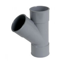 culotte pvc - femelle / femelle - 45 degrés - diamètre 50 mm - nicoll ubj144