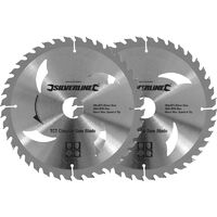 LAMES DE SCIE CIRCULAIRE CARBURE TCT 250X30MM 40T SILVERLINE 991704