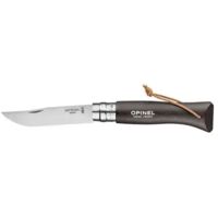 OPINEL BAROUDEUR NOIR BRUN COUTEAU INOX N°8 002211