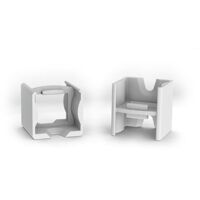CONNECTEUR LINÉAIRE POUR PROFILÉ EN ALUMINIUM POUR RUBAN LED SLIMLINE 15 MM - ABS - GRIS VELLEMAN LC-SL15