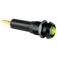 VOYANT LED VERT 12V - BOITIER NOIR SEDER 12VBG