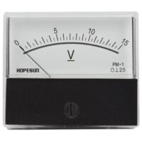 VOLTMETRE ANALOGIQUE DE TABLEAU 15V CC 70 X 60MM PANEL METERS & MULTIMETERS AVM7015