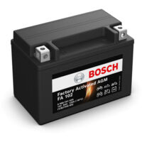 Bosch – Batterie moto 12V 8Ah 120A – Plomb étanche AGM – Sans entretien – Pour démarrage quad et scooter