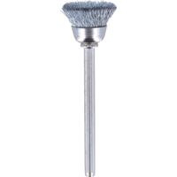 Dremel 442 Wire Brush - kit d'accessoires pour outil multifonction avec deux brosses métalliques Ø13 mm pour éliminer les bavures, lisser les joints, nettoyer les composants électriques