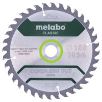 METABO CORDLESS CUT WOOD CLASSIC 628279000 LAME DE SCIE CIRCULAIRE 165 X 20 X 1 MM NOMBRE DE DENTS: 36 1 PC(S)