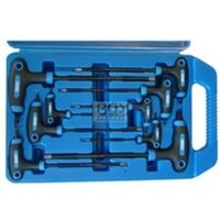 Bgs Technic – Tournevis Torx 9 pièces 7880 – Acier chrome-vanadium – Longueur 145 à 280 mm – Pour vissage précis et confort optimal