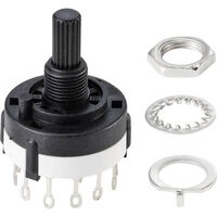 TRU COMPONENTS TC-9415596 SR26A4-2X6-18F20 COMMUTATEUR ROTATIF 250 V 150 MA 12 X 30 ° 1 PC(S)