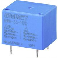 GOODSKY RWH-SS-112D RELAIS POUR CIRCUITS IMPRIMÉS 12 V/DC 15 A 1 INVERSEUR (RT) 1 PC(S) TRAY 2347589