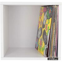 MEUBLE BLANC POUR 120 VINYLES ENOVA HIFI