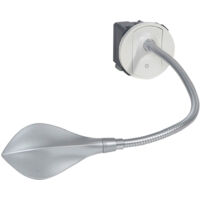 Legrand – Liseuse Céliane orientable avec enjoliveur titane – Éclairage blanc neutre 3000K – LED 40 000 heures – Intensité variable