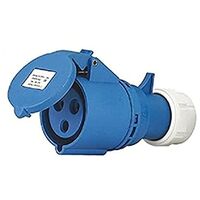 PRISE MOBILE DROITE INDUST. CEE 16A-6H 2P+T 220-250V IP44 PROPART PEI213