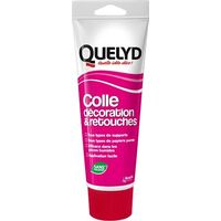 QUELYD COLLE PAPIERS PEINTS FINITIONS ET RETOUCHES - COLLE RACCORD PAPIERS PEINTS - COLLE FRISES PAPIERS PEINTS ET DÉCORATION -
