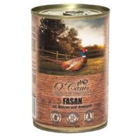 O''CANIS EXLUSIVES BOÎTE MENU FAISAN VIANDE AVEC LIVRE DE BLÉ ET LA CAROTTE 400 G O'CANIS