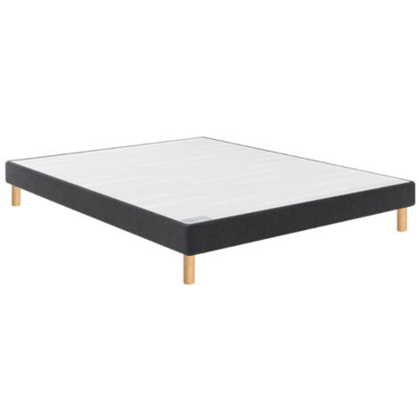 Sommier Bultex CONFORT FERME VIGOROSO DECO 200x200 Enduit Moka Lattes (1/5)
