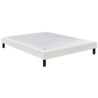 Sommier Epeda CONFORT FERME DECO NATURE 100x200 Gris souris Lattes